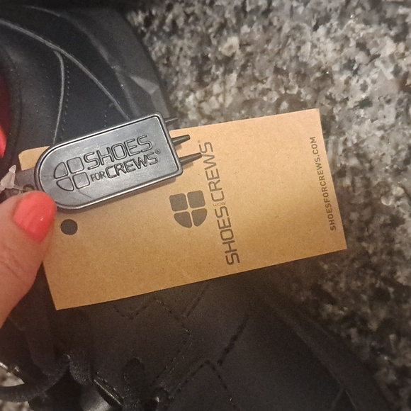 Shoes For Crews Black Slip & Oil Resistant Shoes. Size 10.5 NWT - Picture 8 of 9